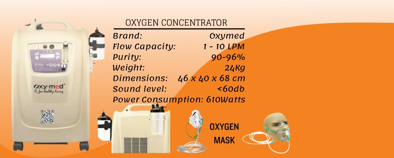 OXYGEN CONCENTRATOR 10 LPM