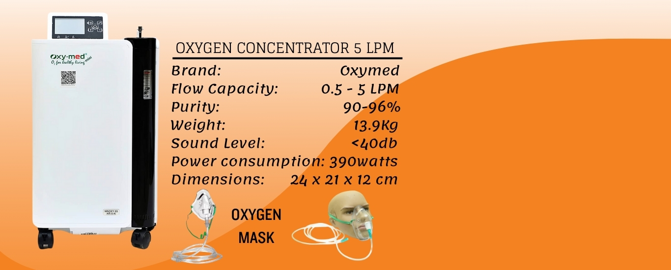 OXYGEN CONCENTRATOR 5 LPM