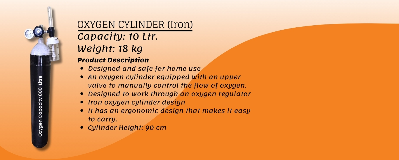 OXYGEN CYLINDER (IRON )