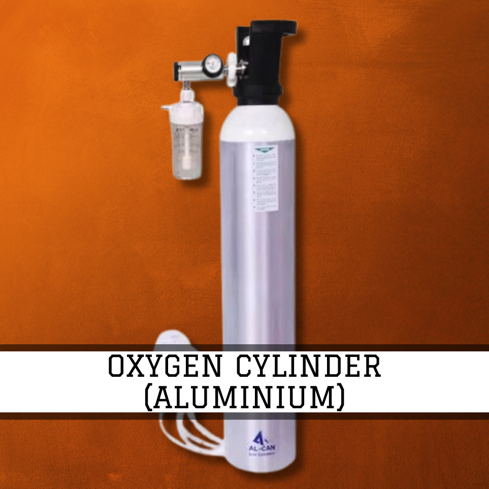 OXYGEN CYLINDER (ALUMINIUM)